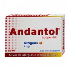 Andantol 20 Grageas 4mg - Envío Gratuito