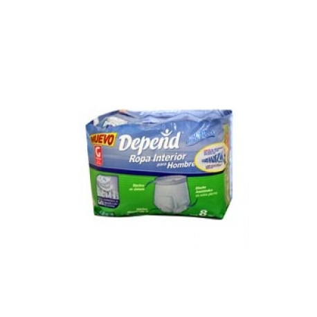 DEPEND ROPA INTERIOR 8GDE HOM - Envío Gratuito