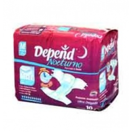 DEPEND PLENIT 10 MED NOCTURNO - Envío Gratuito