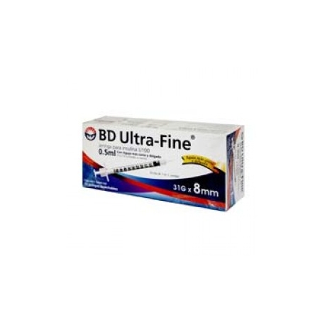 JERINGA BD INS UF0.5ML 10 31X8 - Envío Gratuito