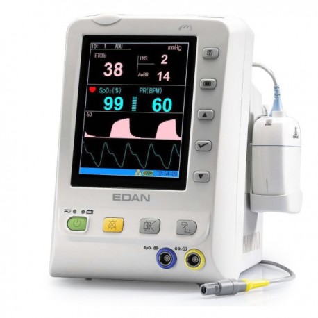 Monitor de signos vitales, capnografo con oximetro de pulso - Envío Gratuito