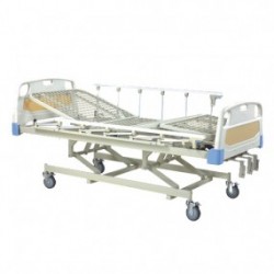 Cama para hospital manual 3 manivelas 3 posiciones - Envío Gratuito