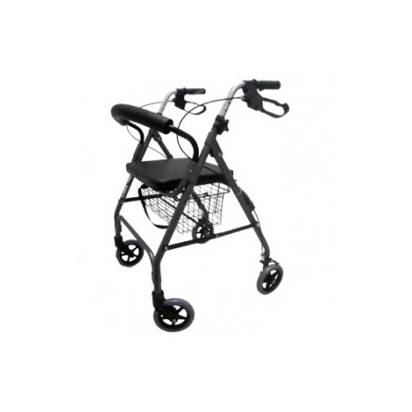 Andadera caminadora plegable ROLLATOR de aluminio - Envío Gratuito