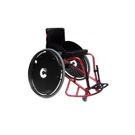 Silla de ruedas deportiva con asiento de 14" para jugar Basketball - Envío Gratuito