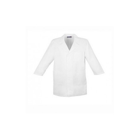 Bata larga blanca de laboratorio unisex 40" - Envío Gratuito