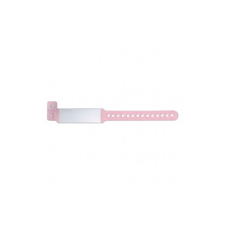 Brazalete de identificacion pediatrico rosa escribible (con 250) - Envío Gratuito