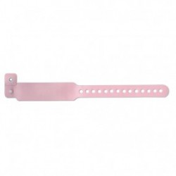 Brazalete de identificacion pediatrico rosa con tarjeta de id (con 250) - Envío Gratuito