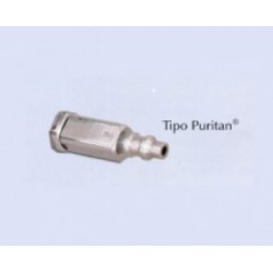 Conector enchufe tipo Puritan Aire para equipo doble entrada 1/4 NPT - Envío Gratuito