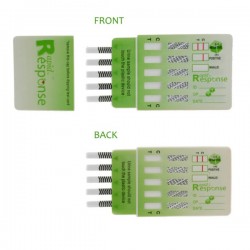 Panel para deteccion de 10 drogas (COC, THC, ANF, MANF, OPI, BZO, BAR, MTD, PCP) caja con 25 piezas - Envío Gratuito