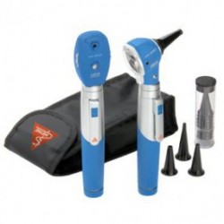 Equipo de diagnostico con Oftalmoscopio mini3000 y Otoscopio mini3000 estuche suave color azul - Envío Gratuito