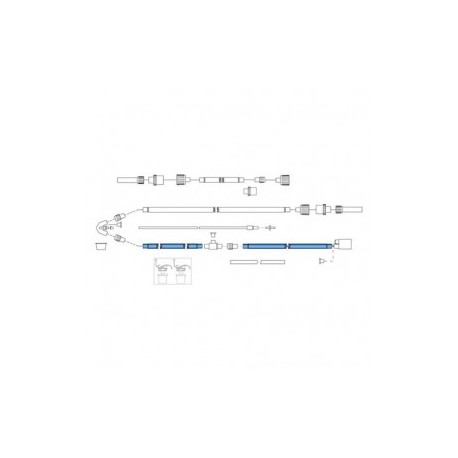 Circuitos convencional neonatal con salida de 18" para control remoto de temperatura - Envío Gratuito