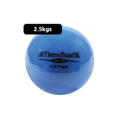 Pelota carga ligera 2.5 kg Theraband azul diámetro 11.5 cm - Envío Gratuito