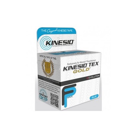 Cinta para correccion muscular kinesio gold 5.08 cm x 5 metros azul nano-touch - Envío Gratuito