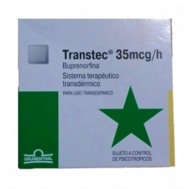 Transtec 2 Parches 20mg - Envío Gratuito