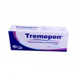 Tremepen 30 Cápsulas 300mg (25mg) - Envío Gratuito