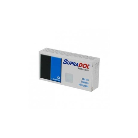 Supradol 4 Tabletas Sublingual 30mg - Envío Gratuito