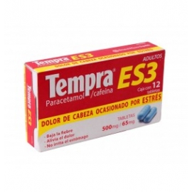 TEMPRA ES3 T 12 500MG/65MG - Envío Gratuito