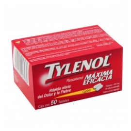 TYLENOL T 50 500MG AD - Envío Gratuito