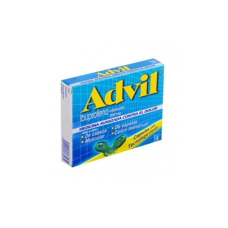 ADVIL FASTGEL C 10 200MG - Envío Gratuito