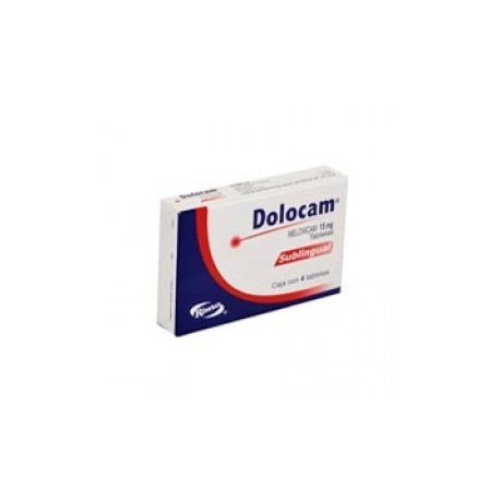 Dolocam 4 Tabletas 15mg (Sublingual) - Envío Gratuito