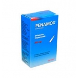 Penamox Solución Inyectable 500mg - Envío Gratuito