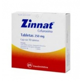 Zinnat 10 Tabletas 250mg - Envío Gratuito