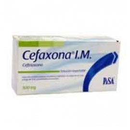 Cefaxona Solución Inyectable 500mg (IM) - Envío Gratuito