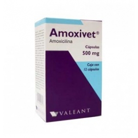 Amoxivet 12 Cápsulas 500mg - Envío Gratuito