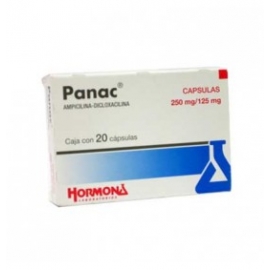 Panac 20 Cápsulas 250mg (125mg) - Envío Gratuito