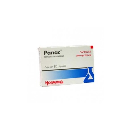 Panac 20 Cápsulas 250mg (125mg) - Envío Gratuito