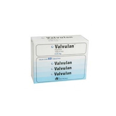 Valvulan 60 Tabletas 0.25mg - Envío Gratuito