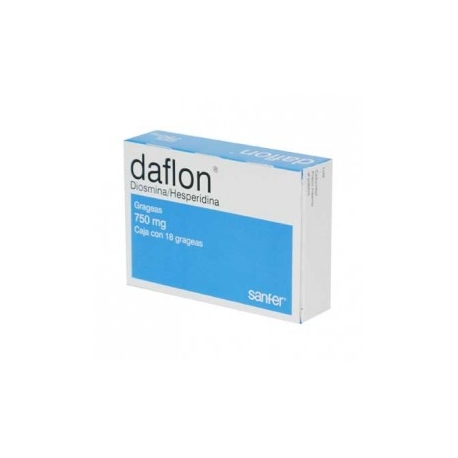 Daflon 750mg 18 Grageas 100mg - Envío Gratuito