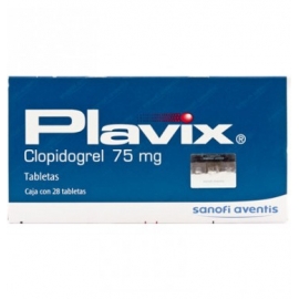 PLAVIX 28 TABLETAS 75MG - Envío Gratuito