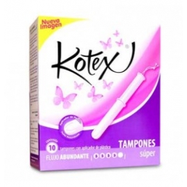 KOTEX FREE TAMPONES 10 SUPER - Envío Gratuito