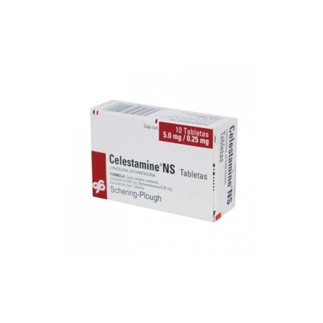 Celestamine Ns 10 Tabletas 5(0.25mg) - Envío Gratuito