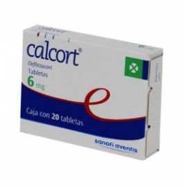 Calcort 20 Tabletas 60mg - Envío Gratuito