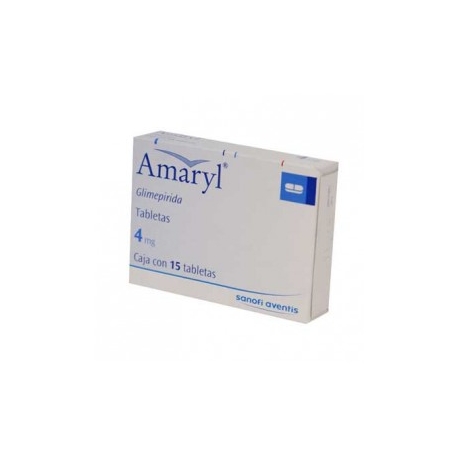 Amaryl 15 Tabletas 4mg - Envío Gratuito