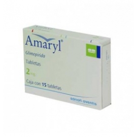 Amaryl 15 Tabletas 2mg - Envío Gratuito