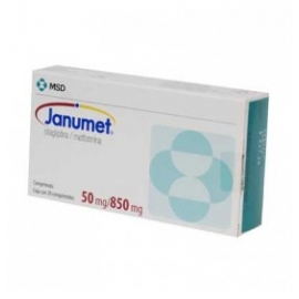 Janumet 28 Comprimidos 50mg (850mg) - Envío Gratuito