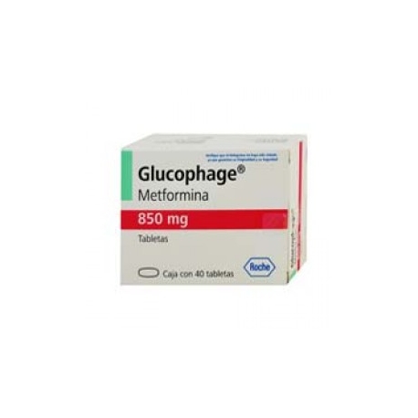 Glucophage 40 Tabletas 850mg - Envío Gratuito