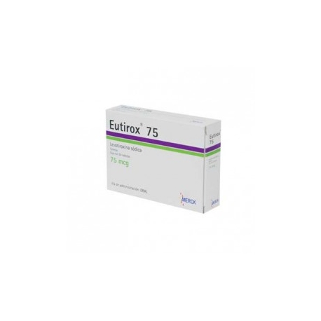 Eutirox 50 Tabletas 75mcg - Envío Gratuito