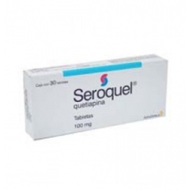 Seroquel 30 Tabletas De Liberación Inmediata 100mg - Envío Gratuito