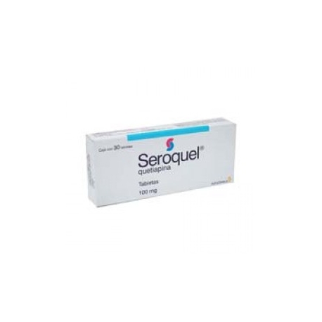 Seroquel 30 Tabletas De Liberación Inmediata 100mg - Envío Gratuito