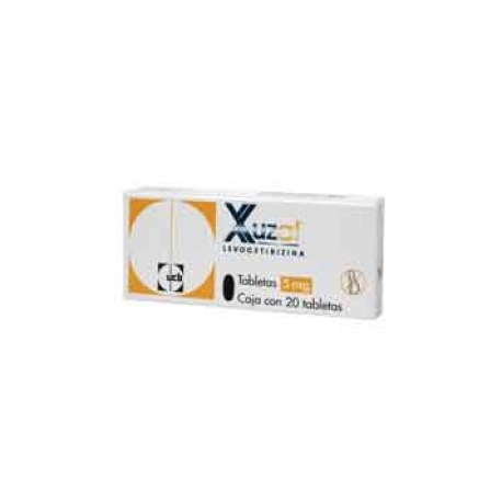 XUZAL T 20 5MG - Envío Gratuito