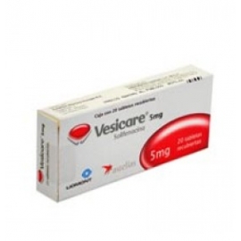 Vesicare 20 Tabletas 5mg - Envío Gratuito