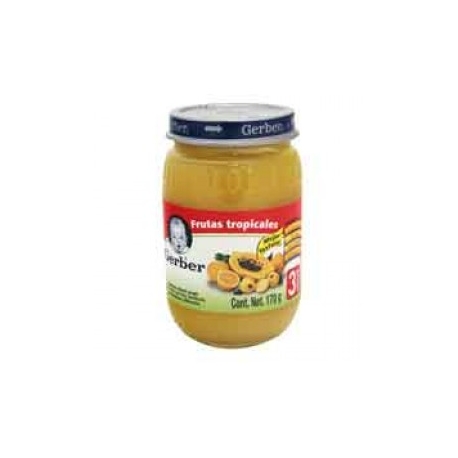 GERBER FRUT TROPICAL 3A 170G - Envío Gratuito